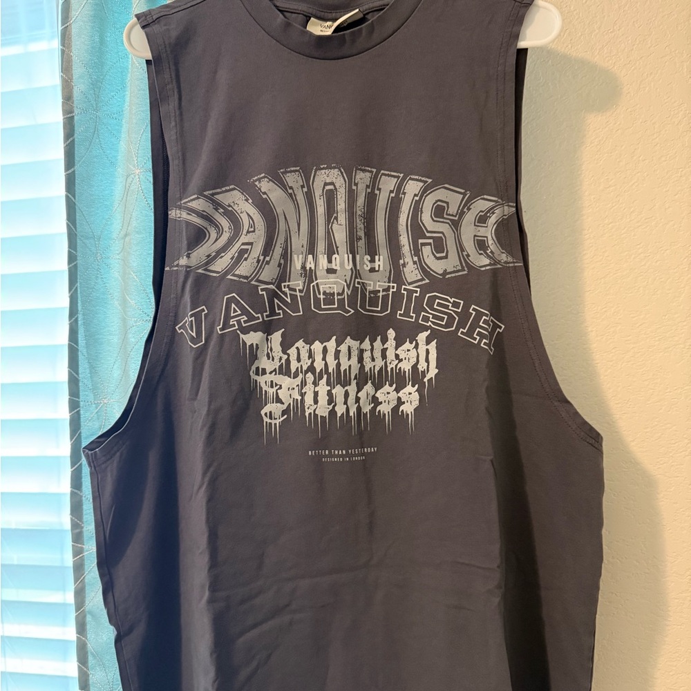 Vanquish - Men's Gray Sleeveless Shirt